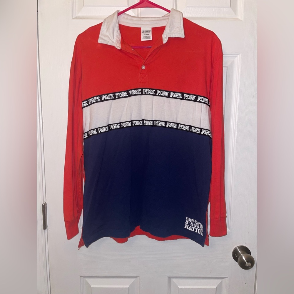 Long sleeve collard top
